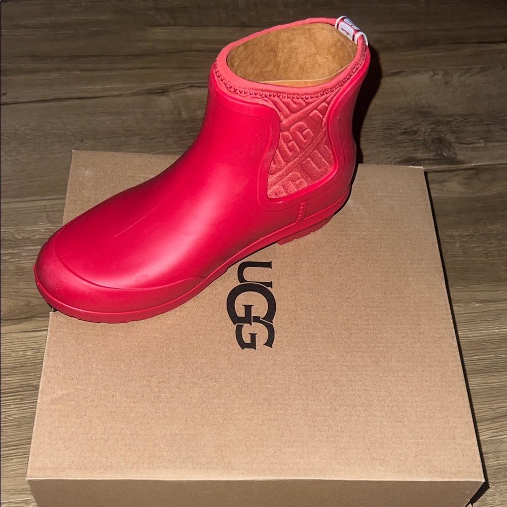 UGG Vibrant Red Waterproof Boots